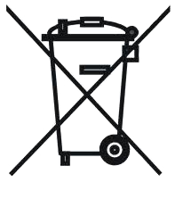 Symbol označení elektrozařízení, zobrazuje odpadní kontejner.